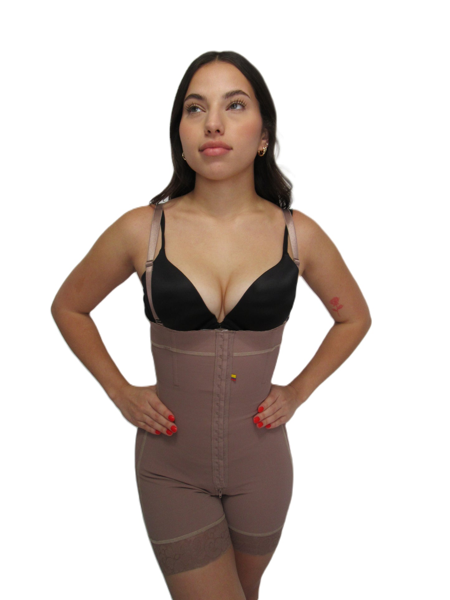 RA1275 - Shorts colombianos de cintura alta y compresión de Kikis